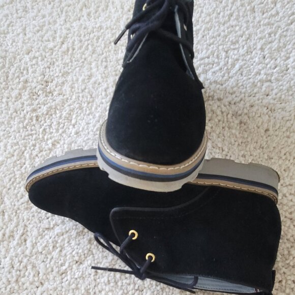 Tommy Hilfiger Suede  Up Ankle Booties Women’s 8.5 - Picture 4 of 6